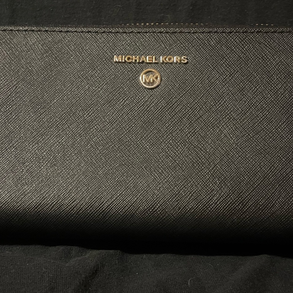 Michael Kors Jet Set Black Clutch